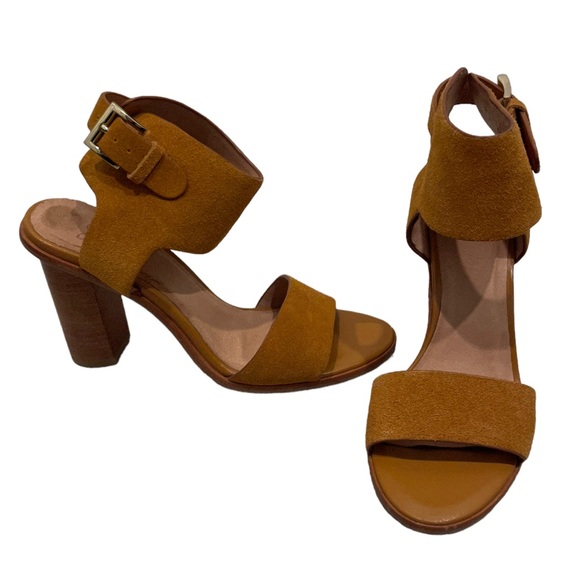 Joie Opal Suede Leather Heels - Picture 5 of 9